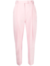 ALEXANDER MCQUEEN HIGH-WAISTED TAPERED TROUSERS