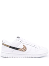 Nike Dunk Low Se Leather Low-top Sneakers In Weiss