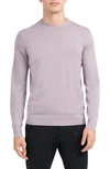 Theory Men's Regal Wool Crewneck Sweater In Dusty Orchid
