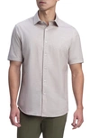 BUGATCHI OOOHCOTTON® SHORT SLEEVE BUTTON-UP SHIRT,VF9510F40