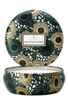 Voluspa Three-wick Tin Candle In French Cade Lavender