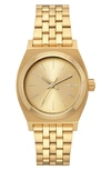 Nixon Time Teller Bracelet Watch, 31mm In Gold