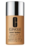 Clinique Even Better Makeup Broad Spectrum Spf 15 Foundation Wn 100 Deep Honey