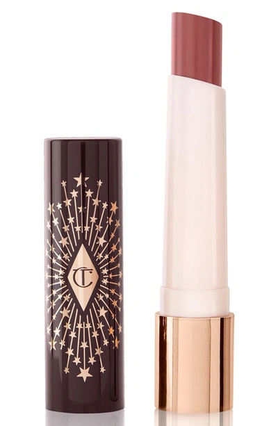 Charlotte Tilbury Hyaluronic Happikiss Lipstick Balm In Pillow Talk