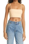 A.l.c Winnie Crop Knit Camisole In Apricot