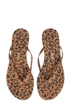 Tkees Studio Exotic Cheetah-print Flip Flops In Brown/black
