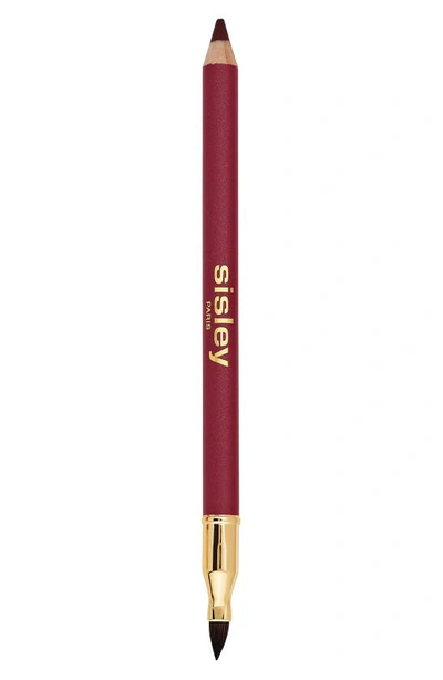 Sisley Paris Phyto-levres Perfect Lip Pencil In 5 Burgundy