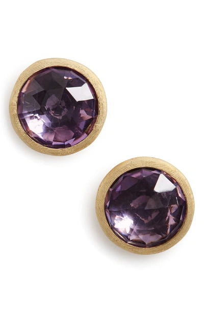 Marco Bicego 'jaipur' Stone Stud Earrings In Amethyst