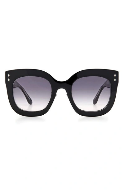 Isabel Marant Oversized Square Acetate Sunglasses In Black