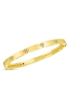 Roberto Coin 18k Yellow Gold Love In Verona Diamond Bangle Bracelet
