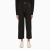 GRAMICCI BLACK BELTED BAGGY TROUSERS,GMP-21F015CO-J-GRMCC-BLK