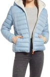 SAVE THE DUCK GWEN COZY FAUX FUR TRIM HOODED PUFFER JACKET,D39690W-GIGA13