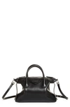 Givenchy Small Antigona Soft Leather Satchel In Black