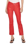 FRAME LE CROP MINI LEATHER CROPPED trousers,LWLT0495