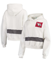 Refried Apparel Women's White Arizona Cardinals Crop Pullover Hoodie In White
