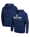 Colosseum Men's Navy Xavier Musketeers Lantern Pullover Hoodie In Navy