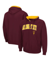 Colosseum Men's Maroon Arizona State Sun Devils Arch Logo 3.0 Full-zip Hoodie In Maroon