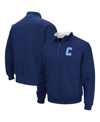 Colosseum Men's Navy Columbia University Tortugas Team Logo Quarter-zip Jacket In Navy