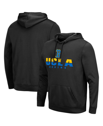 Colosseum Men's Ucla Bruins Lantern Pullover Hoodie In Black