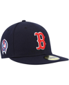 New Era Men's Navy Boston Red Sox 9/11 Memorial Side Patch 59fifty Fitted Hat In Navy