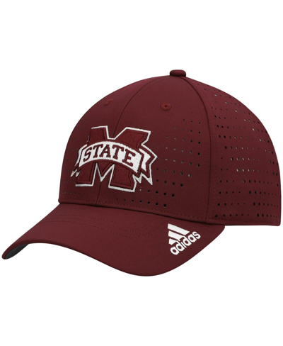 Adidas Originals Men's Maroon Mississippi State Bulldogs 2021 Sideline Aeroready Adjustable Hat