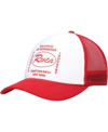 Rvca Men's Red Foam Trucker Snapback Hat In Red