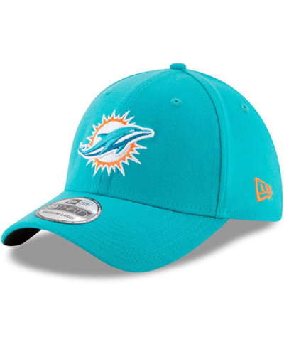 New Era Men's Aqua Miami Dolphins 39thirty Flex Team Classic Hat In Blue/multi