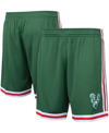 Mitchell & Ness Men's Hunter Green Milwaukee Bucks Hardwood Classics Primary Logo Swingman Shorts In Hunter Green