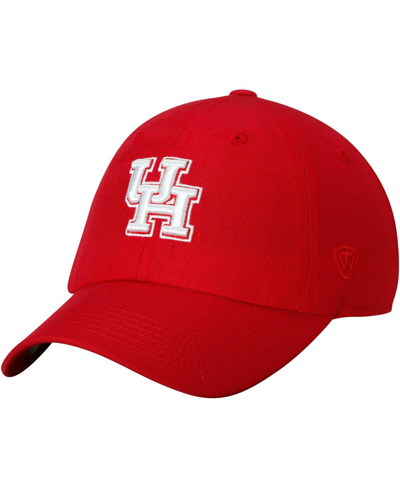 Top Of The World Men's Red Houston Cougars Primary Logo Staple Adjustable Hat