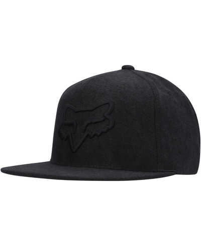 Fox Men's Black Instill 2.0 Logo Snapback Hat