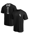 Fanatics Men's Black Chicago White Sox Number One Dad Team T-shirt In Black