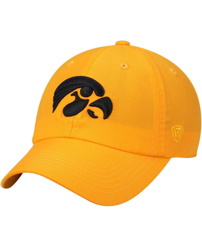 Top Of The World Men's Gold-tone Iowa Hawkeyes Primary Logo Staple Adjustable Hat