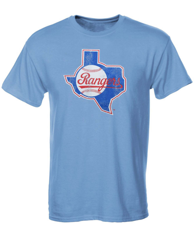 Soft As A Grape Texas Rangers Youth Cooperstown T-shirt - Light Blue