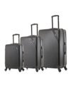 DUKAP INUSA DISCOVERY LIGHTWEIGHT HARDSIDE SPINNER LUGGAGE SET, 3 PIECE