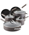 AYESHA CURRY 10-PC. HARD-ANODIZED COLLECTION NONSTICK COOKWARE SET
