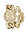 ITOUCH ITOUCH WOMEN'S KENDALL + KYLIE CHUNKY CHAIN GOLD-TONE METAL BRACELET WATCH
