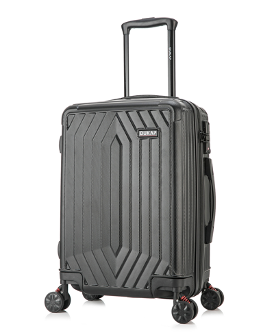 Dukap Stratos Lightweight Hardside Spinner Luggage, 20" In Black
