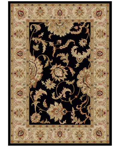 Km Home Closeout!  Pesaro Imperial 3'3" X 4'11" Area Rug In Black