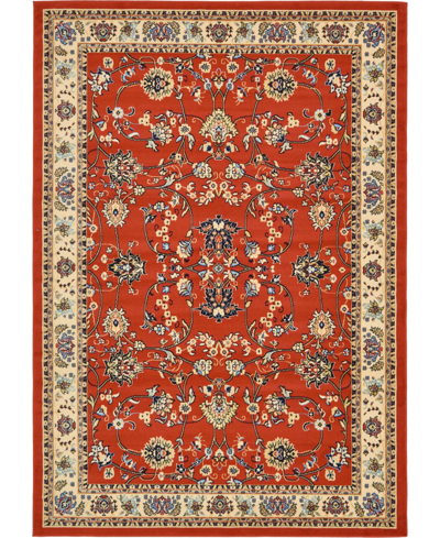 Bayshore Home Arnav Arn1 7' X 10' Area Rug In Terracotta