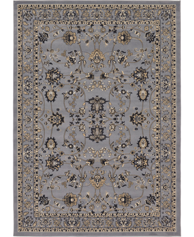 Bayshore Home Arnav Arn1 7' X 10' Area Rug In Gray