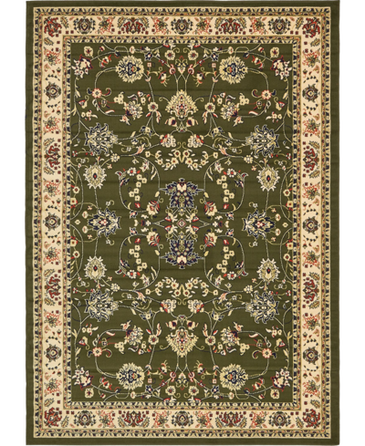 Bayshore Home Arnav Arn1 7' X 10' Area Rug In Green