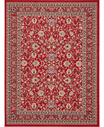 Bayshore Home Arnav Arn1 9' X 12' Area Rug In Red
