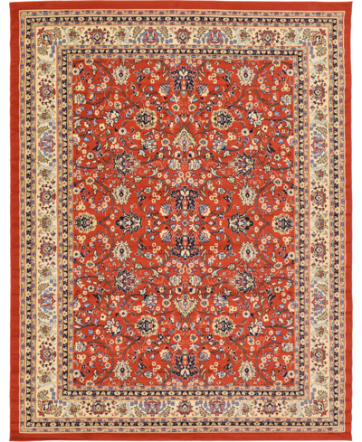 Bayshore Home Arnav Arn1 9' X 12' Area Rug In Terracotta