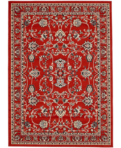 Bayshore Home Arnav Arn1 7' X 10' Area Rug In Red