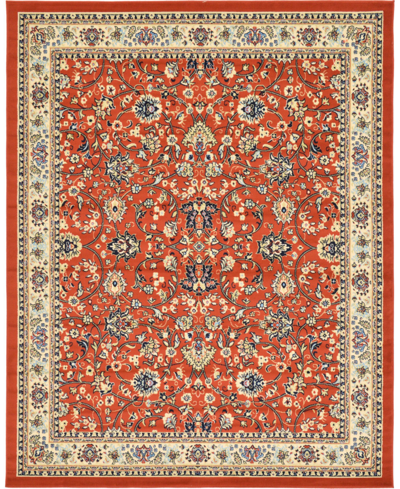 Bayshore Home Arnav Arn1 8' X 10' Area Rug In Terracotta