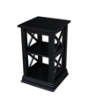INTERNATIONAL CONCEPTS HAMPTON ACCENT TABLE WITH SHELVES
