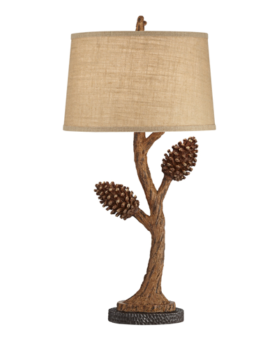 Pacific Coast Pinecone Table Lamp In Brown