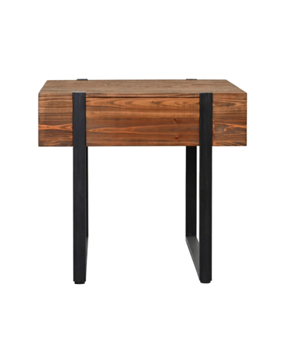 Abbyson Living Hemlock End Table In Brown