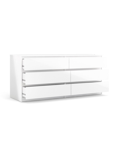 Tvilum Scottsdale 6 Drawer Double Dresser In White