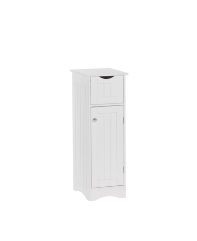 Riverridge Home Ashland Slim Cabinet With Drawer In White